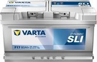 Varta lead acid, F17 Blue Dynamic Autobatterie, 58380 , 12V, 80 Ah, 740 A