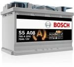 Bosch S5 A08 Autobatterie 70 Ah - 760 A - 12 V, AGM Blei-S&auml;ure-Batterie f&uuml;r