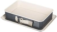 Zenker Rechteckige Springform mit Auslaufschutzboden &ndash; 27,5 x 17 x 7 cm,