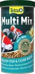Tetra Pond Multi Mix - Fischfutter f&uuml;r gemischten Besatz im Teich, enth&auml;lt vier