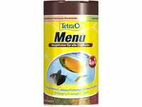 Tetra Min Menu Fischfutter - Hauptfuttermix mit 4 Spezialflocken in getrennten