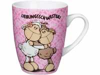 NICI 37220 Fancy Mug Tasse Lieblingsschwester, 1 Stück (1er Pack)