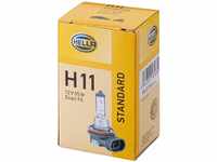 HELLA - Glühlampe - H11 - Standard - 12V - 55W - Sockelausführung: PGJ19-2 -