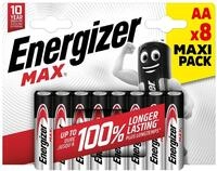 Energizer Batterie Max Alkaline AA (Mignon/LR6 8er-Packung)