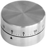Zenker Edelstahl Kurzzeitwecker Zylinder &ndash; Pr&auml;ziser K&uuml;chen-Timer, 63x63x62...