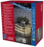 Konstsmide LED Lichterschlauch, 6m, mit Lichtsensor und 6h und 9h Timer, 96 bunte