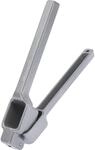 Westmark Knoblauchpresse, kompakt, L&auml;nge: 15,2 cm, Aluminium, Biopress, Silber,