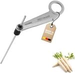 Westmark Rettich-/Spiralschneider mit langem Zentrierstab, L&auml;nge: 24 cm, Rostfreie