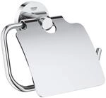 GROHE Essentials, WC Toilettenpapierhalter (einfache Montage ohne Bohren, klebbar,