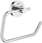 GROHE Essentials, WC Toilettenpapierhalter (einfache Montage ohne Bohren, klebbar,