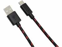 snakebyte Switch USB CHARGE:CABLE - rot/schwarz - 3m Kabellänge, USB Type-C