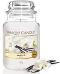 Yankee Candle Duftkerze im Glas (gro&szlig;) | Vanilla | Kerze mit langer Brenndauer bis