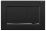 Geberit Sigma 30 Dr&uuml;ckerplatte Schwarz Gl&auml;nzend/Chrom f&uuml;r UP720, UP320,...