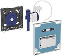 Geberit Fertigmontageset HyTouch pneumatisch 116016SD5, Design Sigma 50,