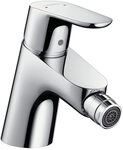 hansgrohe Focus Einhebel-Bidetarmatur mit Zugstangen-Ablaufgarnitur, Chrom,