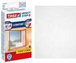 tesa Insect Stop Comfort Fliegengitter f&uuml;r Fenster - Insektenschutz mit Klettband