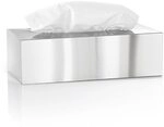 blomus -NEXIO- Kleenexbox aus poliertem Edelstahl, Kosmetiktuchbox f&uuml;r alle