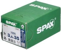 SPAX Universalschraube, 3,5 x 35 mm, 1000 St&uuml;ck, T-STAR plus, Senkkopf, Teilgewinde,