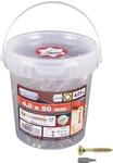 Connex Universalschrauben 4,0 x 50 mm - 425 St&uuml;ck im Set - Senkkopf -...