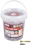 Connex Universalschrauben 5,0 x 60 mm - 240 St&uuml;ck im Set - Senkkopf -...
