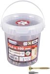 Connex Universalschrauben 6,0 x 100 mm - 85 St&uuml;ck im Set - Senkkopf -...