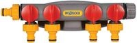 HOZELOCK - 4-Wege-Verteiler f&uuml;r Wasserh&auml;hne: f&uuml;r 4 verschiedenen Ausg&auml;nge...