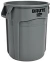 Rubbermaid Commercial Products BRUTE Runder Abfallbeh&auml;lter 76  L Grau &ndash;