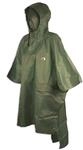 Tatonka Poncho 3 (XL-XXL) - Wasserdichtes Regencape mit Kapuze und Schn&uuml;rzug -