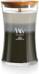 WoodWick Gro&szlig;e Trilogy-Duftkerze im Sanduhrglas mit Pluswick-Innovation | Warm...