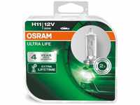 Osram ULTRA LIFE H11, Halogen-Scheinwerferlampe, 64211ULT-HCB, 12V PKW, Duobox...