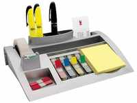 Post-it C50 Tisch-Organizer silber-metallic – Schreibtisch Organizer mit 7...