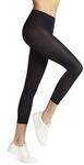 FALKE Damen Strumpfhose Pure Matt 100 DEN W TI blickdicht einfarbig 1 St&uuml;ck, Blau