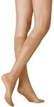 KUNERT Damen Kniestr&uuml;mpfe Fresh Up 10 k&uuml;hlend 10 DEN Cashmere 0540 35-38