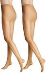 Hudson Damen Strumpfhosen Lilly Lafina 15 2-Pack transparent matt 15 DEN...
