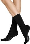 Hudson Damen Socken Relax Cotton druckfreier Bund Black 0005 35-38