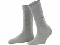 Burlington Damen Socken Lady, Baumwolle, 1 Paar, Grau (Light Grey 3400), 36-41