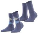 Burlington Damen Socken Everyday Mix Multipack W So Baumwolle gemustert 2 Paar,...