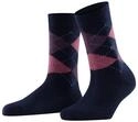 Burlington Damen Socken Whitby W SO weich und warm gemustert 1 Paar, Blau (Navy