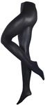 ESPRIT Damen Strumpfhose Cotton W Ti Baumwolle einfarbig 1 St&uuml;ck, Blau Marine 6120,