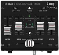IMG STAGELINE MPX-20USB 3-Kanal-Stereo-DJ-Mischpult mit USB-Schnittstelle, IMG STAGELINE MPX-20USB 3-Kanal-Stereo-DJ-Mischpult mit USB-Schnittstelle,