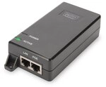 DIGITUS PoE+ Injektor - IEEE802.3at - Gigabit Ethernet - 30 Watt - max. 55 Volt -