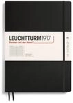 LEUCHTTURM1917 334917 Notizbuch Master Slim (A4+), Hardcover, liniert, schwarz