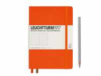 LEUCHTTURM1917 342937 Notizbuch Medium (A5), Hardcover, dotted, orange