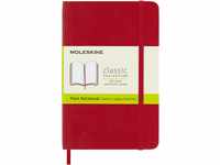 Moleskine Classic Plain Paper Notebook, Soft Cover and Elastic Closure Journal,...