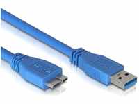 Delock Kabel USB 3.0 Typ-A Stecker > USB 3.0 Typ Micro-B Stecker 1 m blau