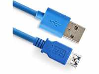 DELOCK Kabel USB 3.0 Verlaengerung A/A 5m St/Blau