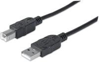 Manhattan 333382 Hi-Speed USB 2.0 Anschlusskabel (Typ A-Stecker auf Typ...