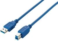 Equip USB Kabel A -> B St/1.00m blau Polybeutel