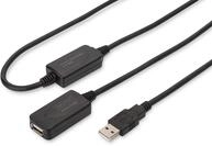 DIGITUS Aktives USB 2.0 Verl&auml;ngerungskabel &ndash; 20 m &ndash; USB-A Stecker auf Buchse &ndash;