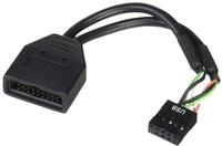 SilverStone G11303050-RT - Internes 19pin USB 3.0 auf USB 2.0 Adapterkabel